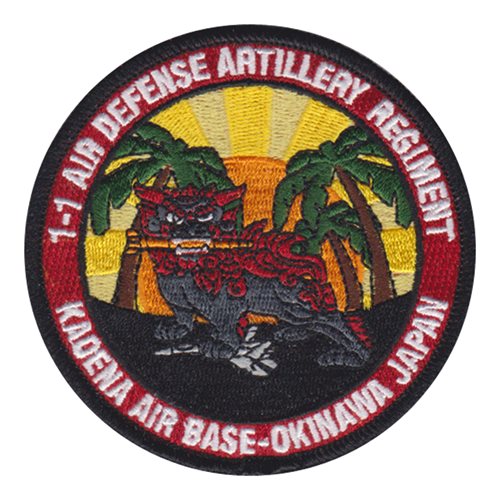 1st Battalion 1st Air Defense Artillery Regiment Kadena patch