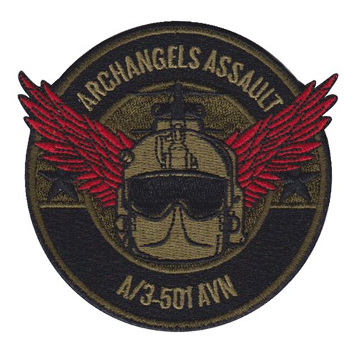 Alpha Company 3rd Battalion, 501st Aviation Regiment patch